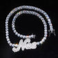 Lux Ice Me Out Name Tennis Necklace